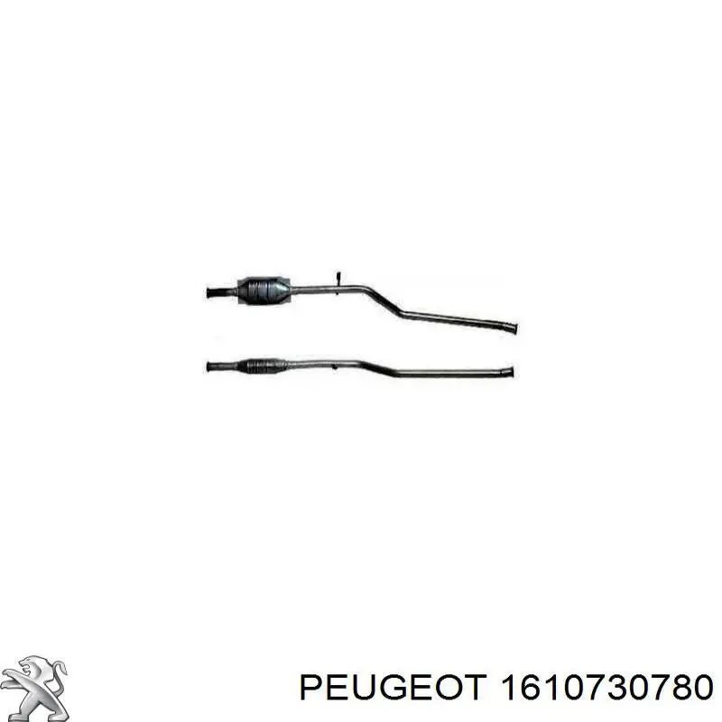 1610730780 Peugeot/Citroen труба приемная (штаны глушителя передняя)