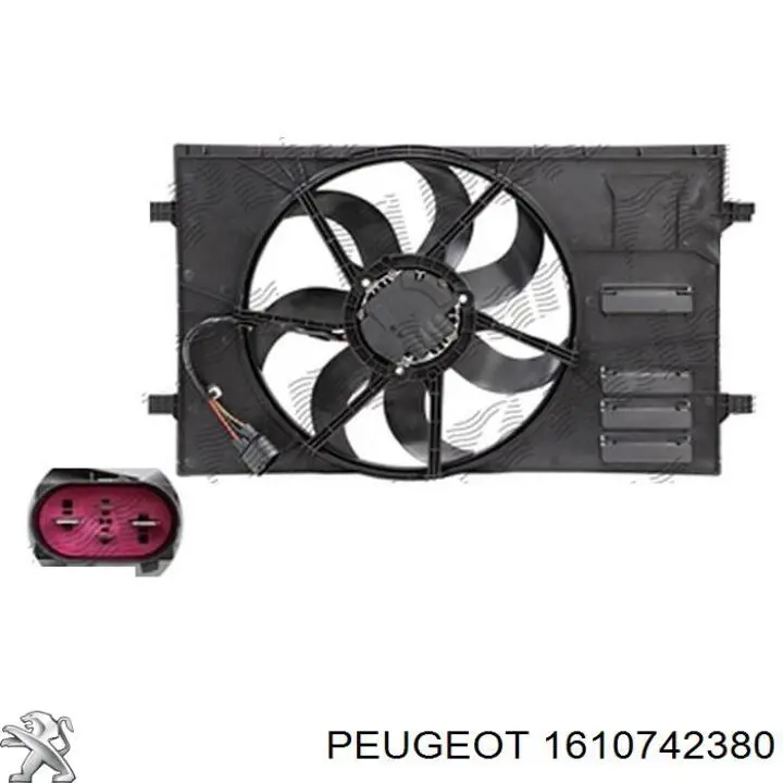 Купить 1610742380 Peugeot/Citroen Буфер (бампер) передний