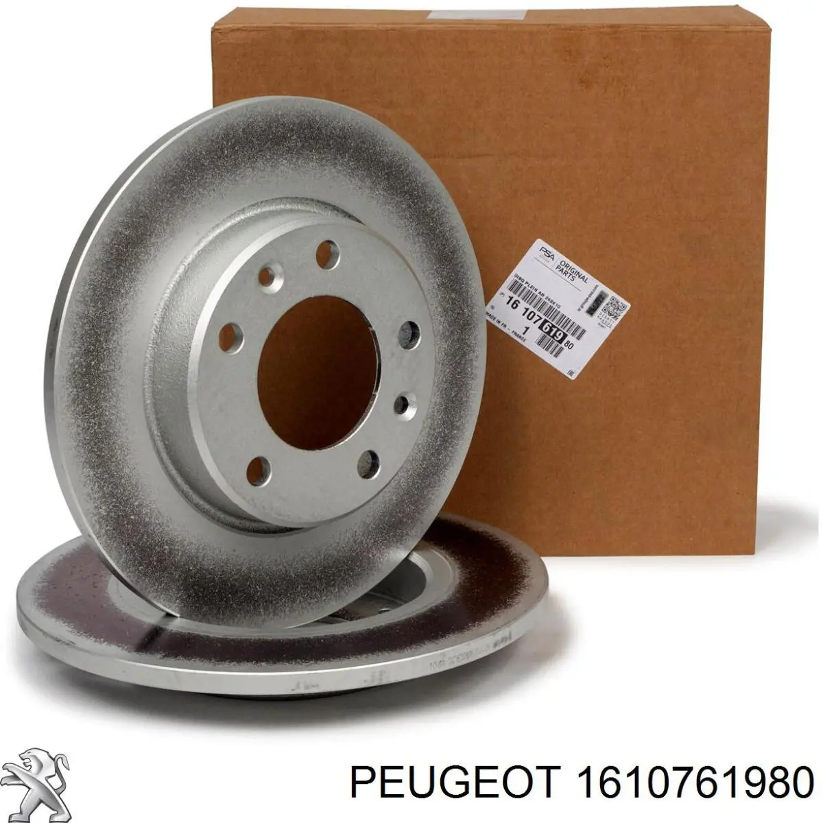 1610761980 Peugeot/Citroen disco do freio traseiro