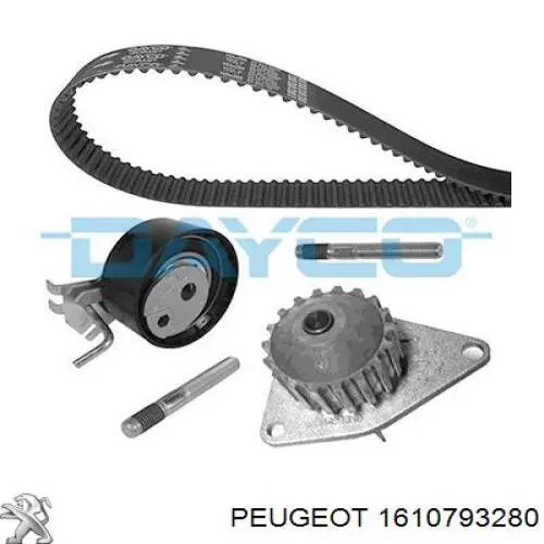 1610793280 Peugeot/Citroen Комплект ремня ГРМ