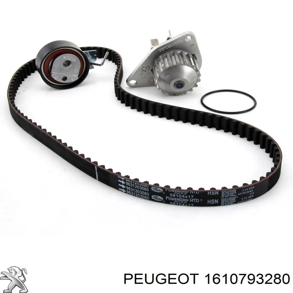 ГРМ ремни, комплект Peugeot/Citroen 1610793280 цена, от 110.79 USD