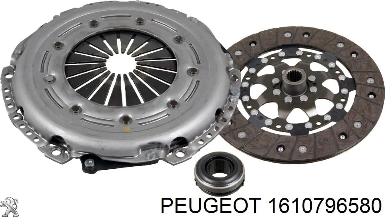 Kit de embrague (3 partes) 1610796580 Peugeot/Citroen