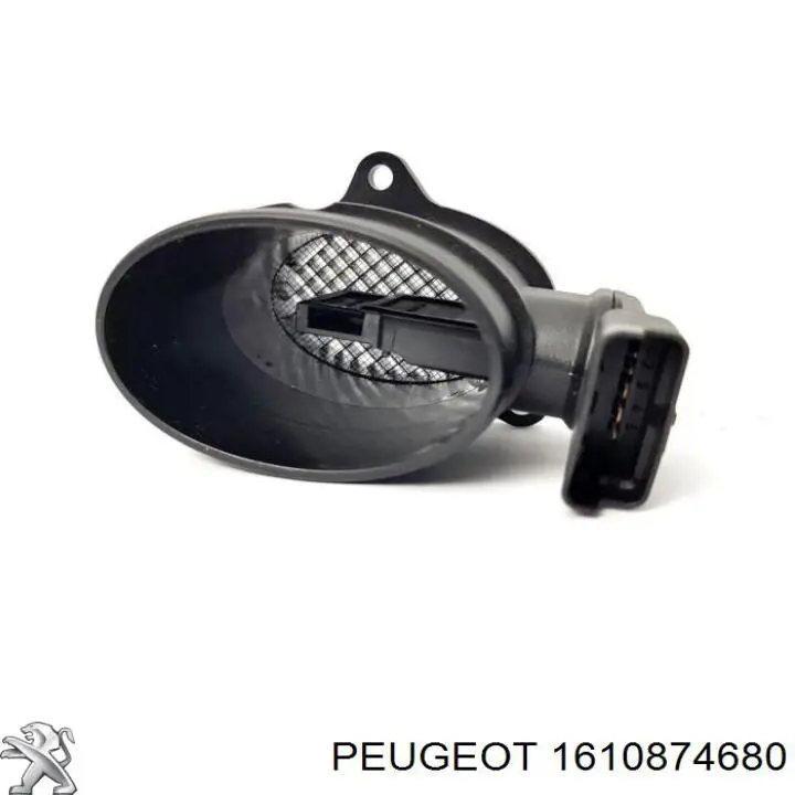 Sensor de fluxo (consumo) de ar, medidor de consumo M.A.F. - (Mass Airflow) 1610874680 Peugeot/Citroen