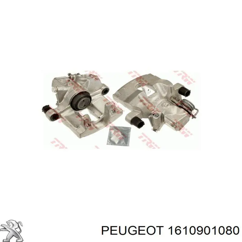 1610901080 Peugeot/Citroen suporte do freio traseiro direito
