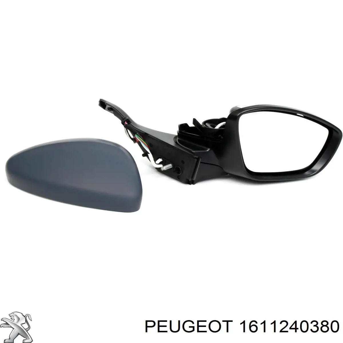 Espelho de retrovisão direito para Peugeot 208 