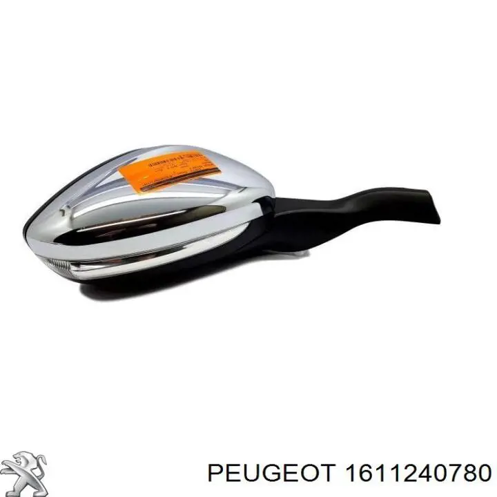 Правое боковое зеркало 1611240780 Peugeot/Citroen