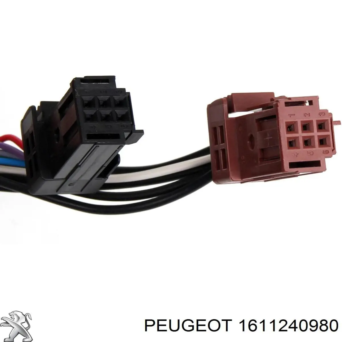 Правое зеркало 1611240980 Peugeot/Citroen