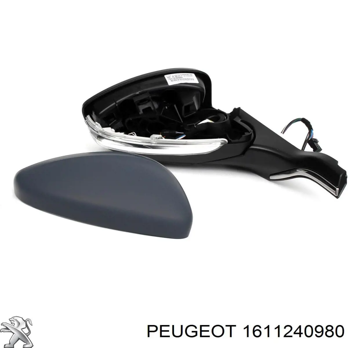1611240980 Peugeot/Citroen Зеркало заднего вида правое
