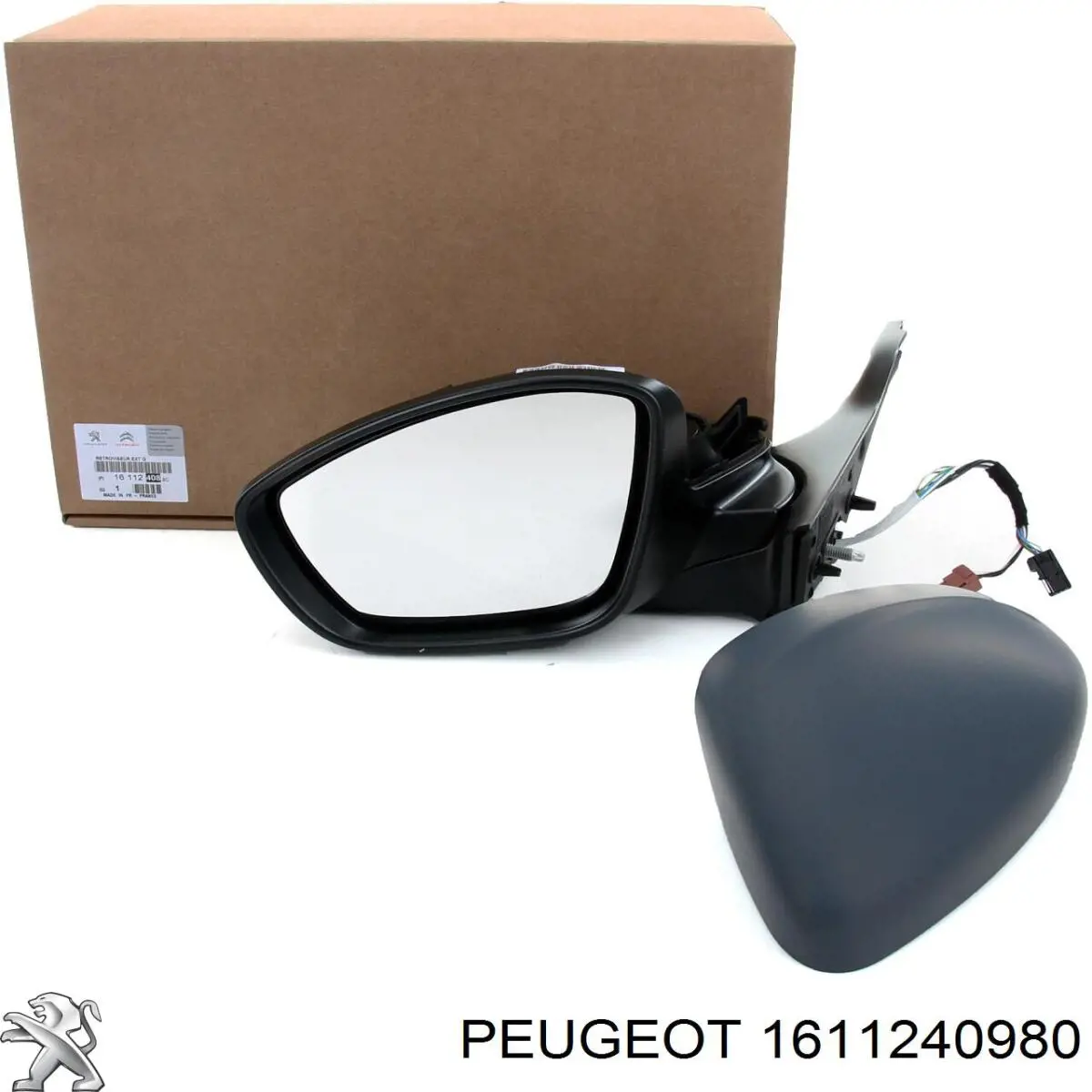 Купить 1611240980 Peugeot/Citroen Боковое зеркало заднего вида правое