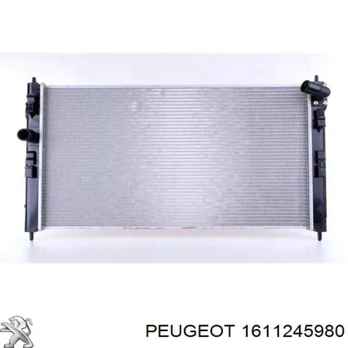 1611245980 Peugeot/Citroen radiador de esfriamento de motor