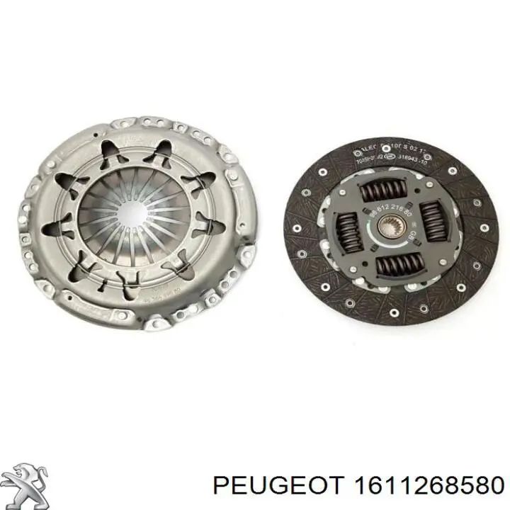 1611268580 Peugeot/Citroen kit de embraiagem (3 peças)