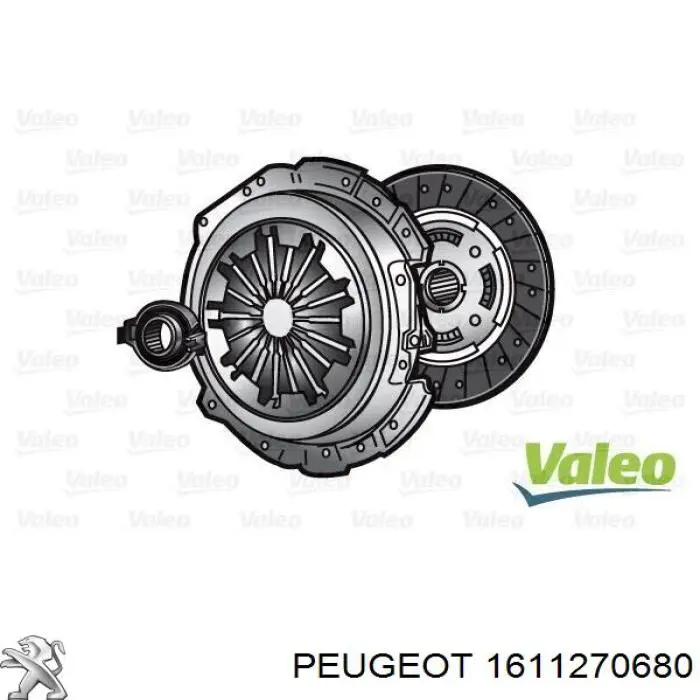 Kit de embrague (3 partes) 1611270680 Peugeot/Citroen