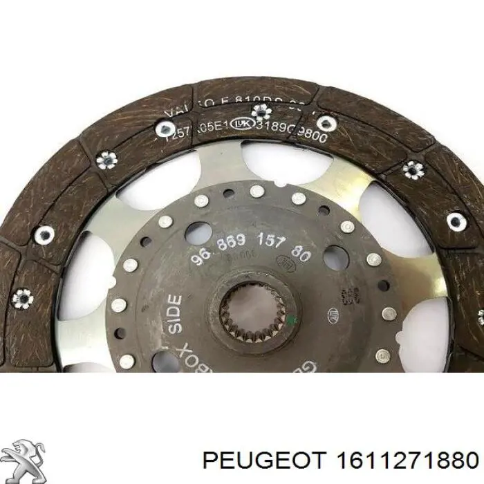 Kit de embrague (3 partes) 1611271880 Peugeot/Citroen