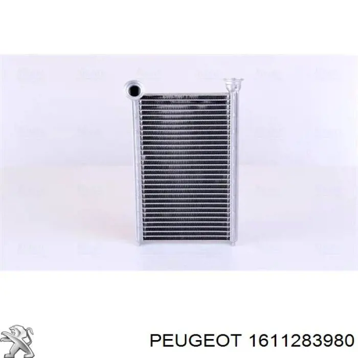 Radiador de calefacción 1611283980 Peugeot/Citroen