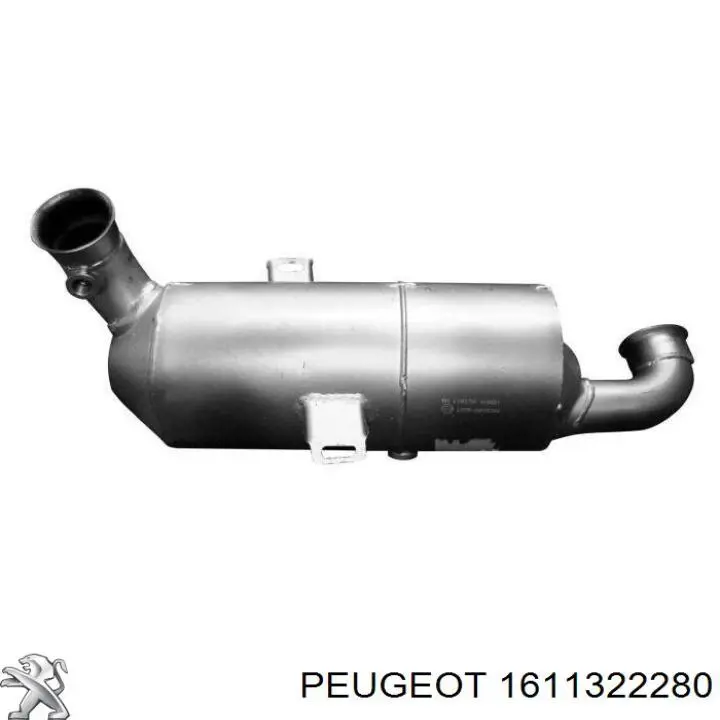 1611322280 Peugeot/Citroen сажевый фильтр системы отработавших газов