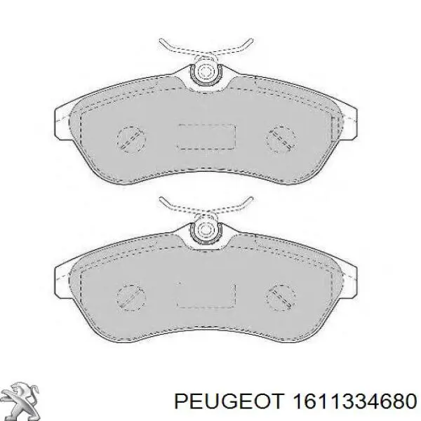 Передние тормозные колодки 1611334680 Peugeot/Citroen