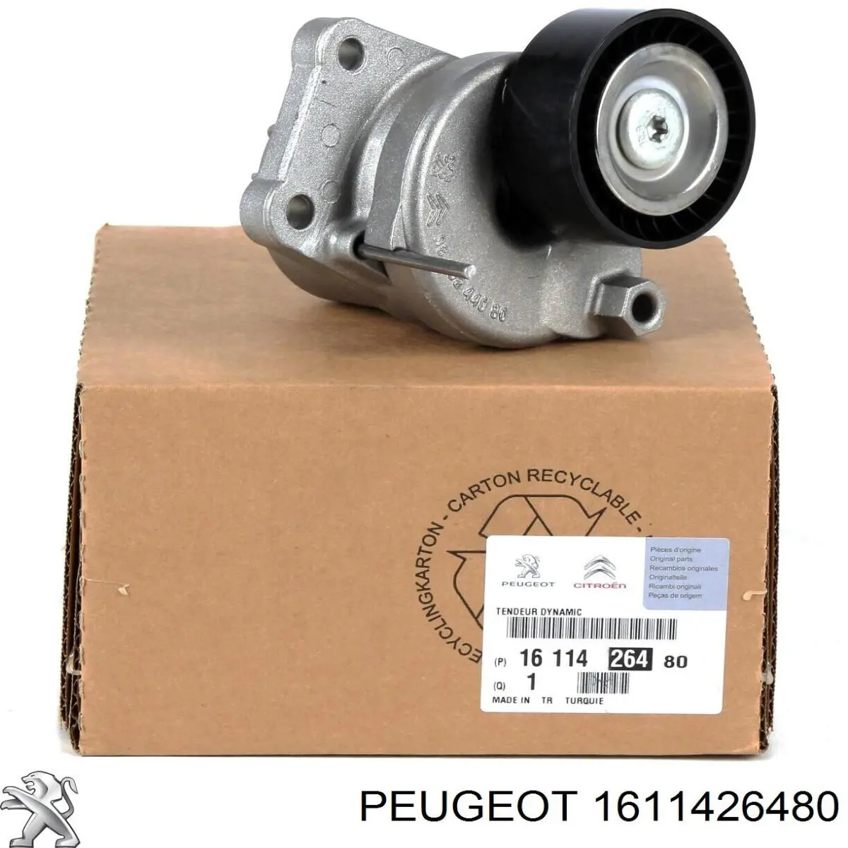 1611426480 Peugeot/Citroen rolo de reguladora de tensão da correia de transmissão