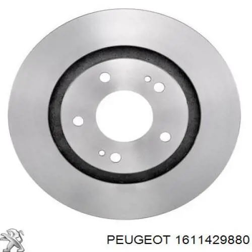 1611429880 Peugeot/Citroen диск тормозной передний