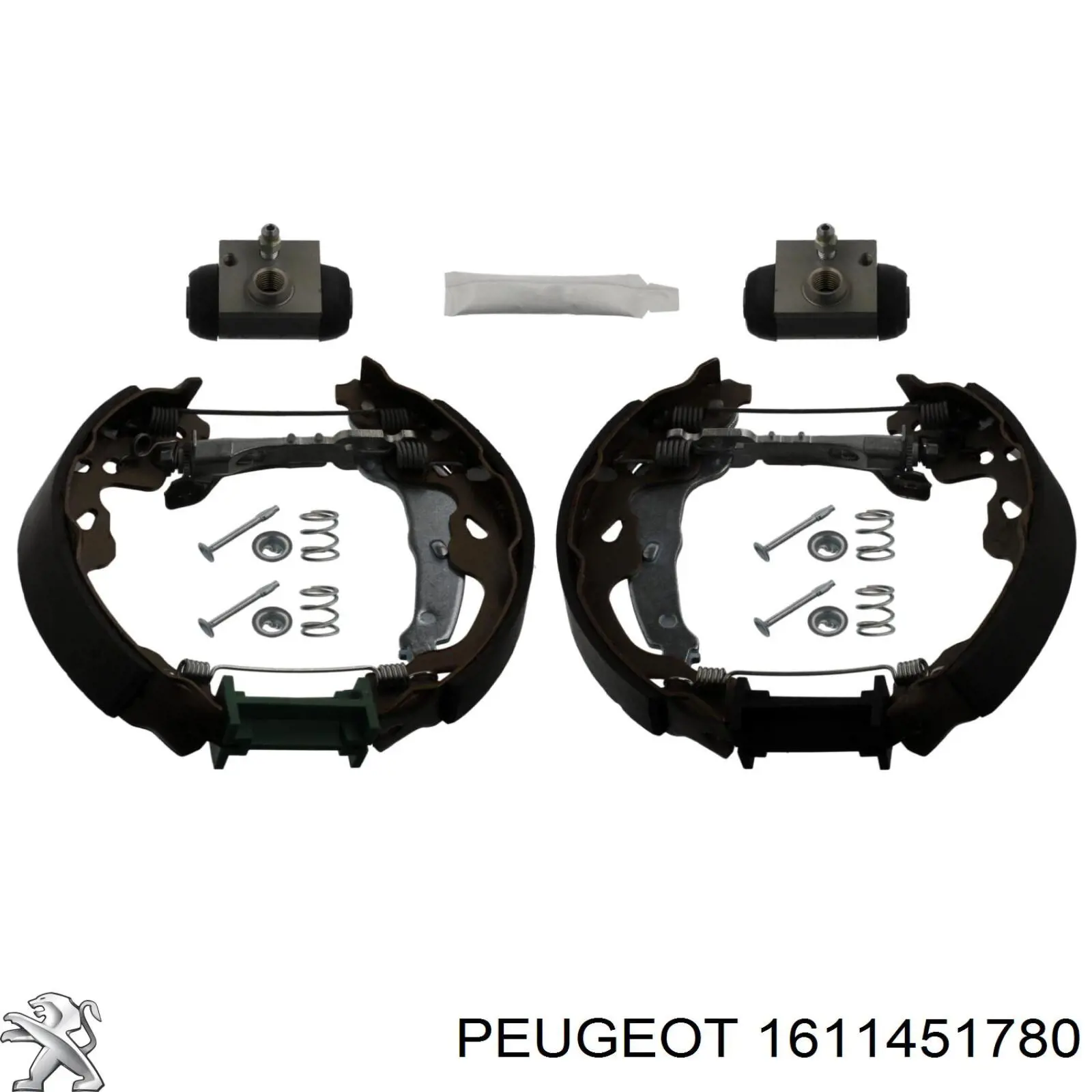 1611451780 Peugeot/Citroen задние барабанные колодки