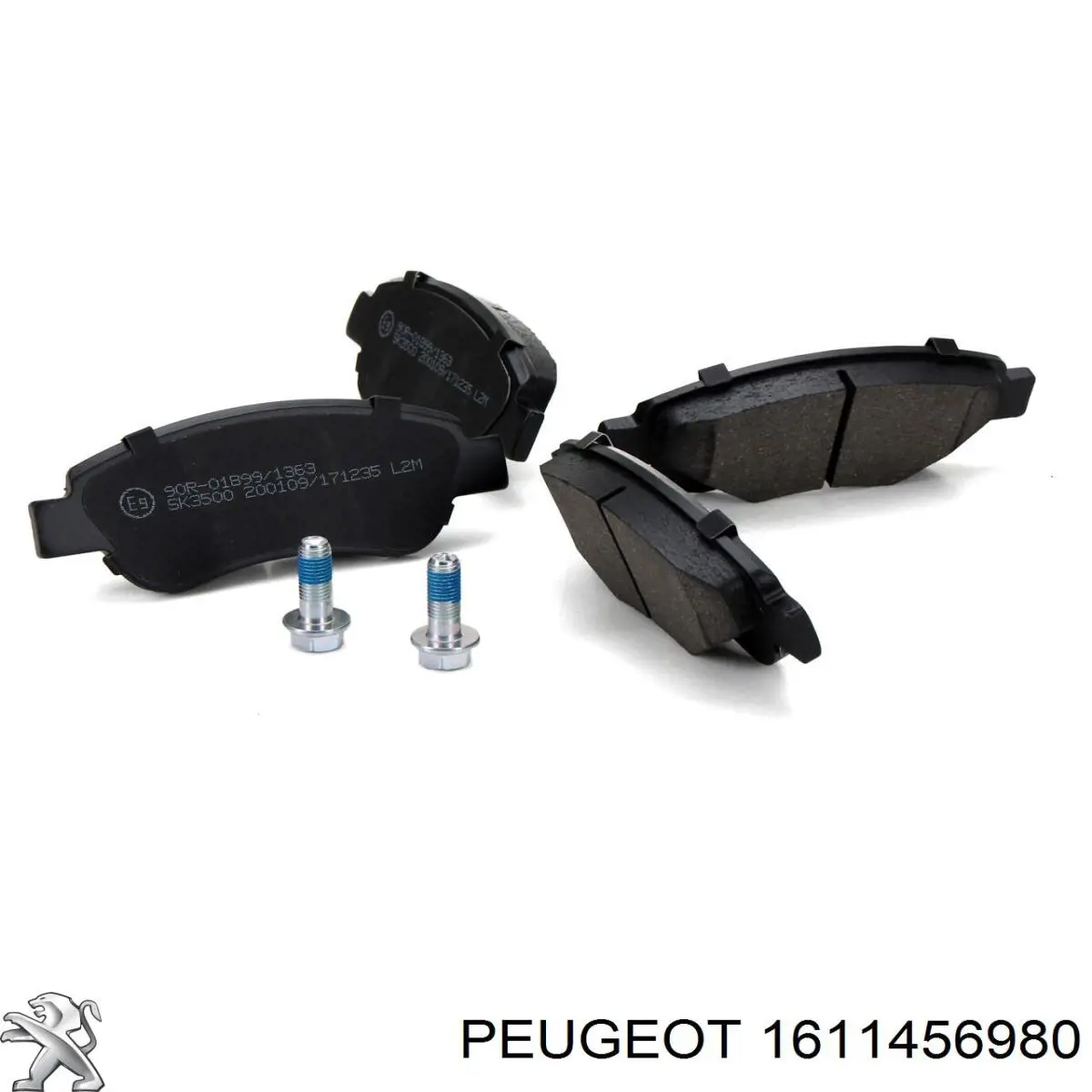 Pastillas de freno delanteras 1611456980 Peugeot/Citroen