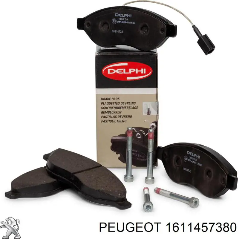 Тормозные колодки Peugeot/Citroen 1611457380