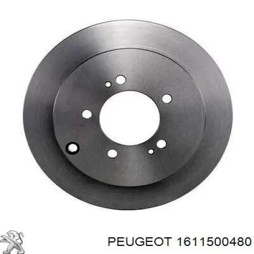 1611500480 Peugeot/Citroen диск тормозной задний