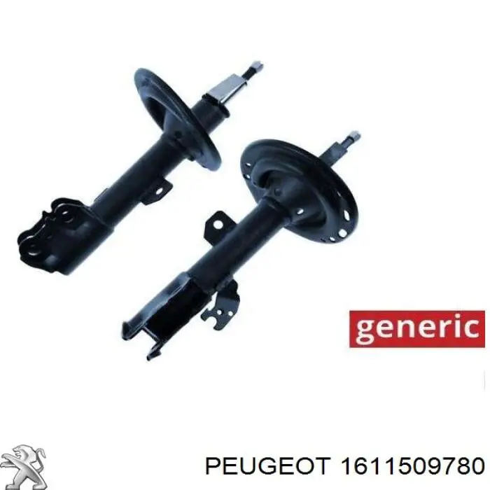1611509780 Peugeot/Citroen amortecedor dianteiro