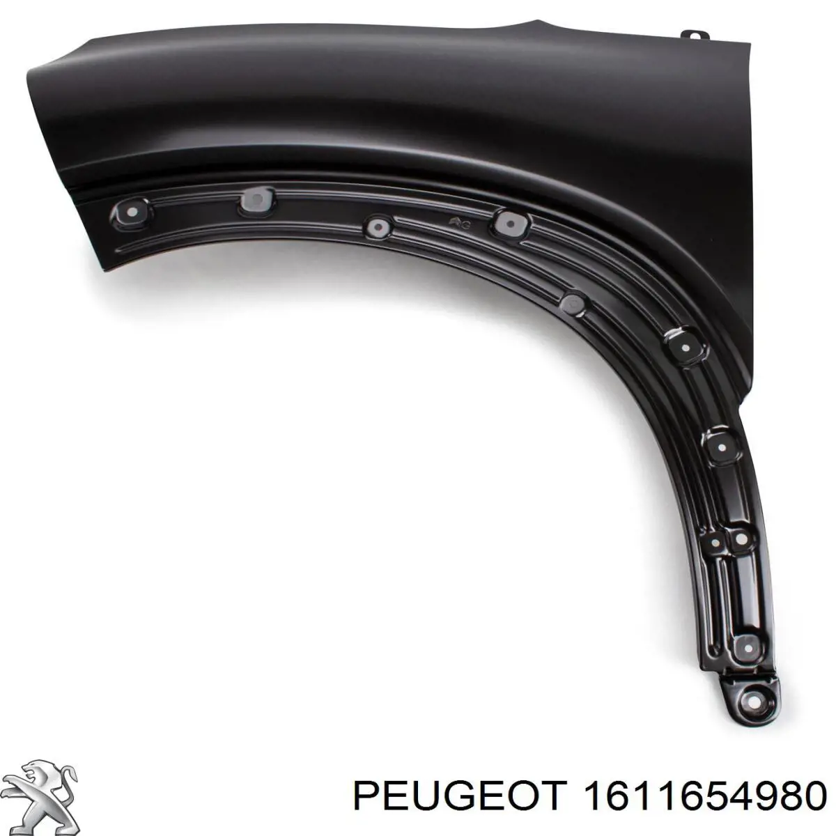 1611654980 Peugeot/Citroen pára-lama dianteiro direito