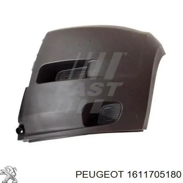 1611705180 Peugeot/Citroen pára-choque dianteiro, parte central