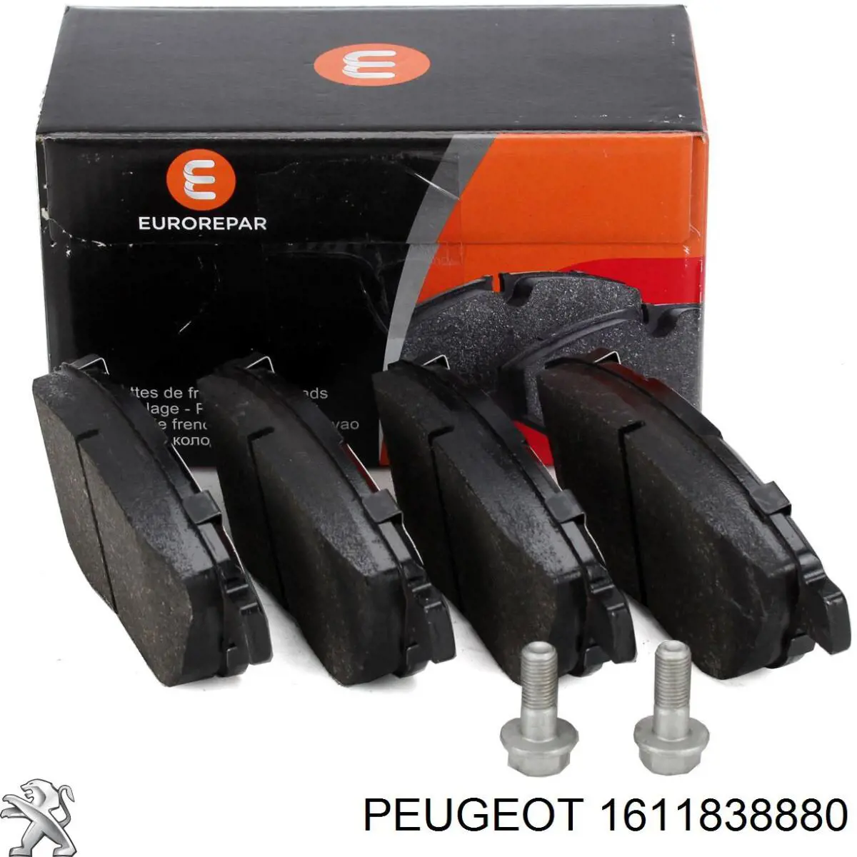 Pastillas de freno delanteras 1611838880 Peugeot/Citroen