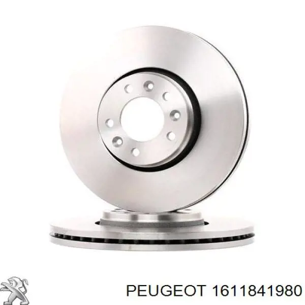 Freno de disco delantero 1611841980 Peugeot/Citroen