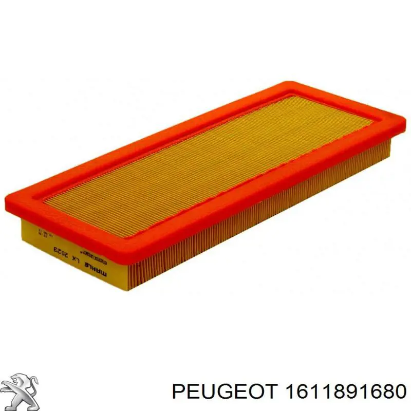 1611891680 Peugeot/Citroen воздушный фильтр