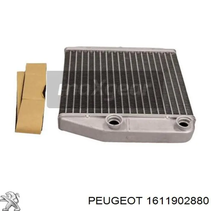 Радиатор печки (отопителя) Peugeot/Citroen 1611902880