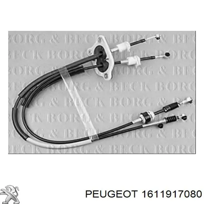 Cables De Accionamiento, Caja De Cambios 1611917080 Peugeot/Citroen