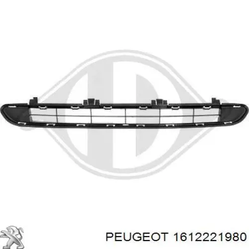 1612221980 Peugeot/Citroen Бампер передний в сборе