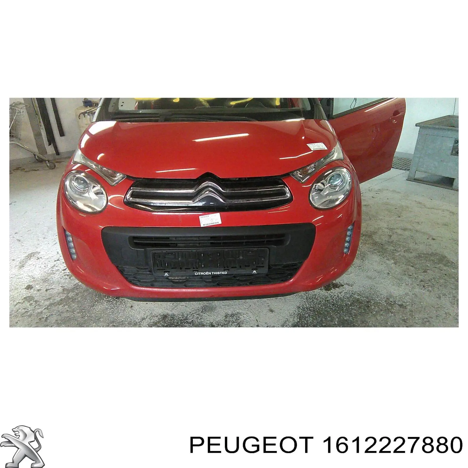 Решетка радиатора Peugeot/Citroen 1612227880
