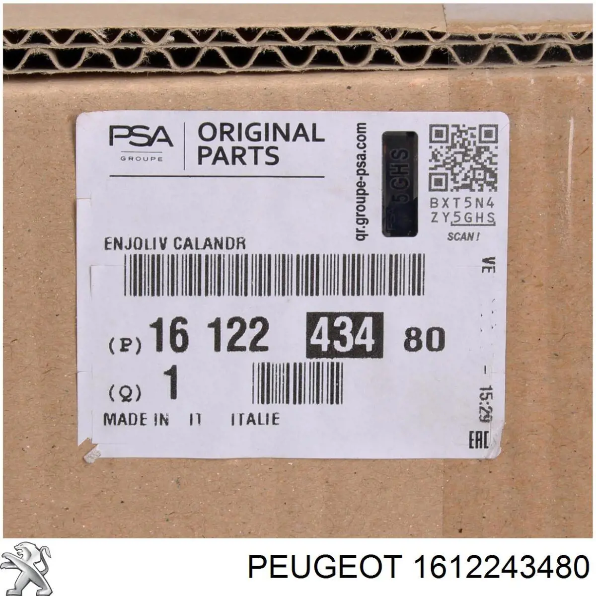 1612243480 Peugeot/Citroen Накладка решетки радиатора