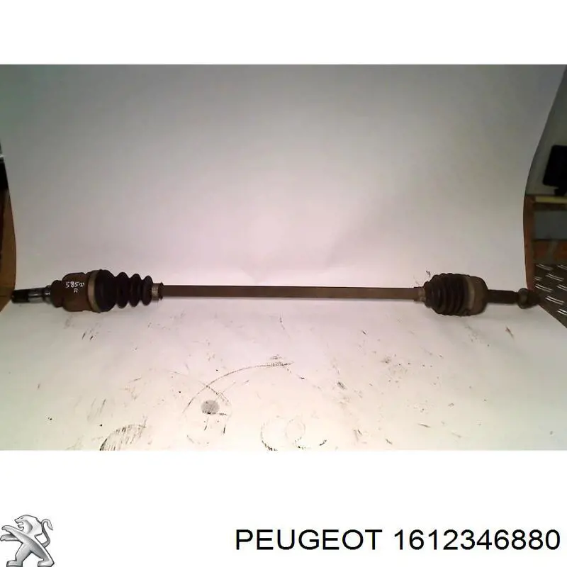1612346880 Peugeot/Citroen Полуось передняя, правая