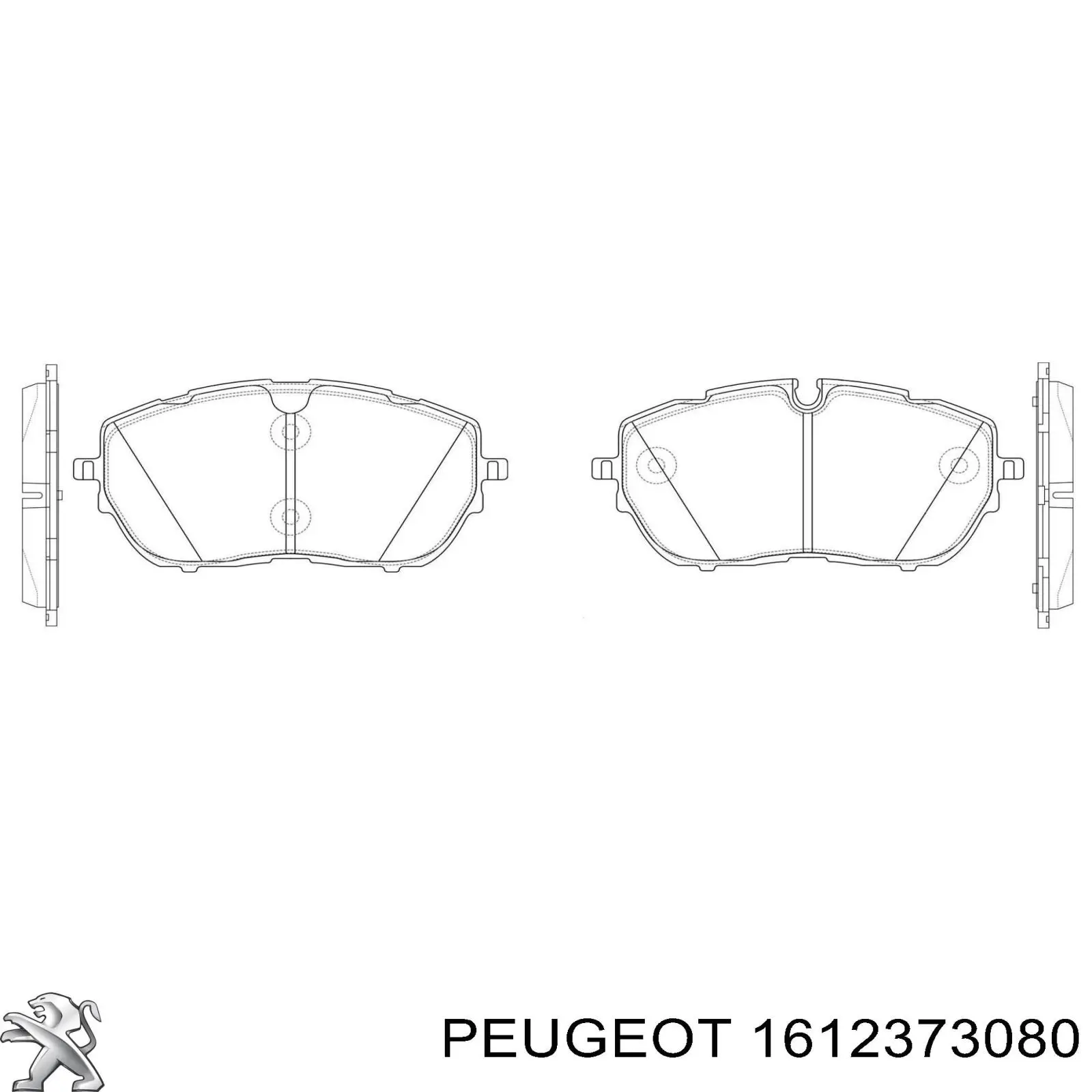 Колодки Peugeot/Citroen 1612373080 цена, от 41.46 USD