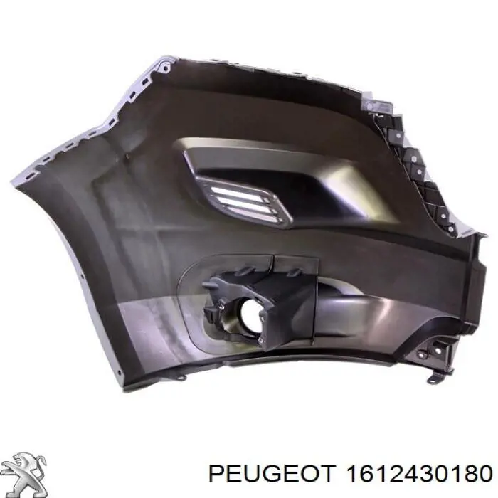 1612430180 Peugeot/Citroen pára-choque dianteiro, parte esquerda