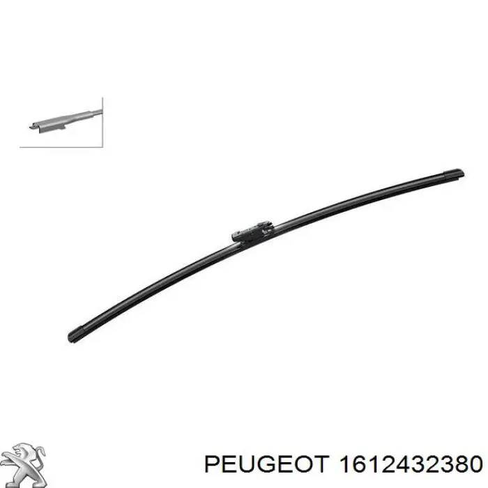 1612432380 Peugeot/Citroen щетка-дворник лобового стекла водительская