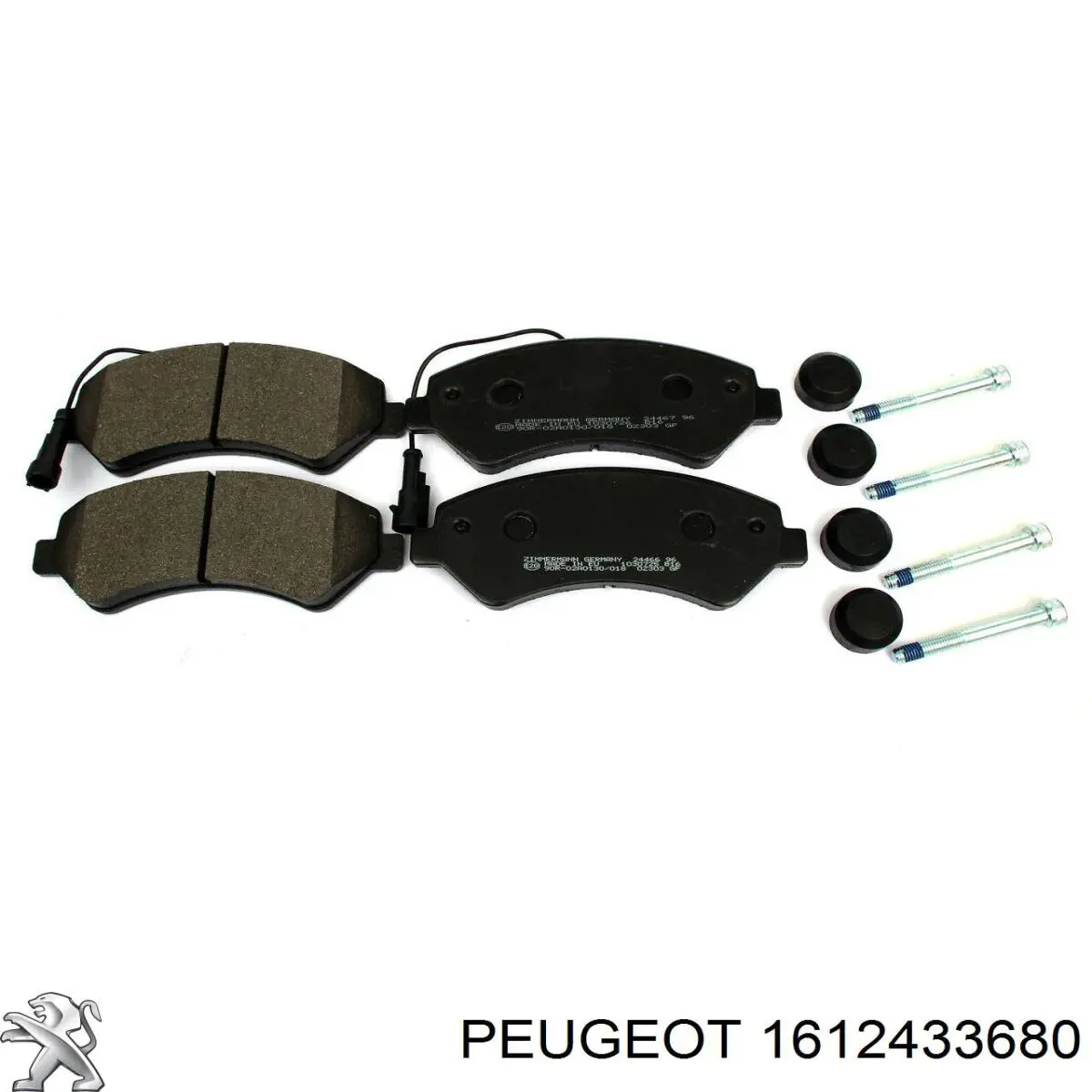1612433680 Peugeot/Citroen Колодки передние