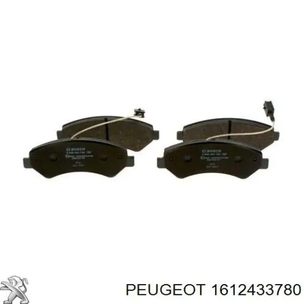 1612433780 Peugeot/Citroen Колодки передние