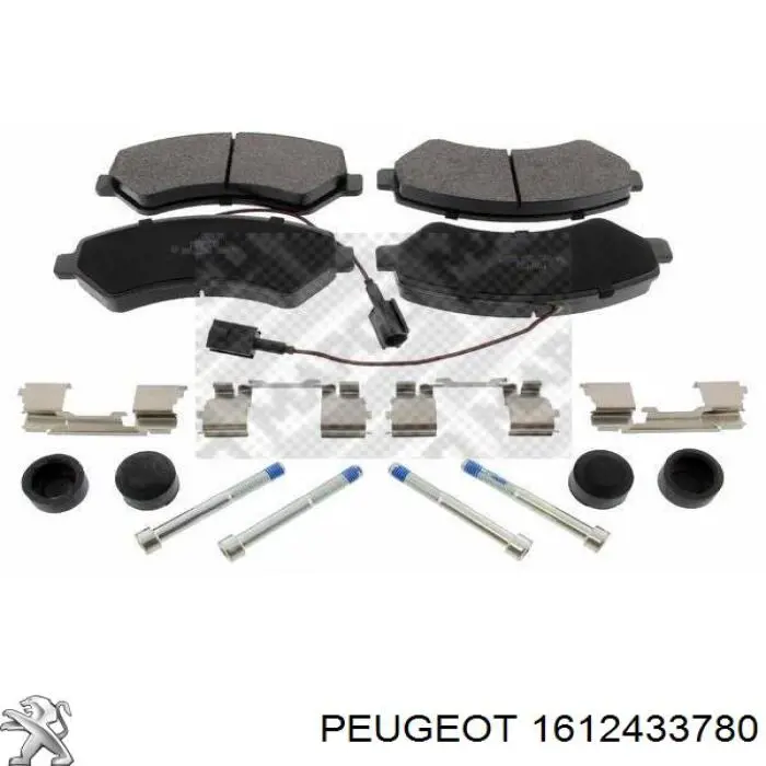 Колодки Peugeot/Citroen 1612433780 цена, от 31.20 USD