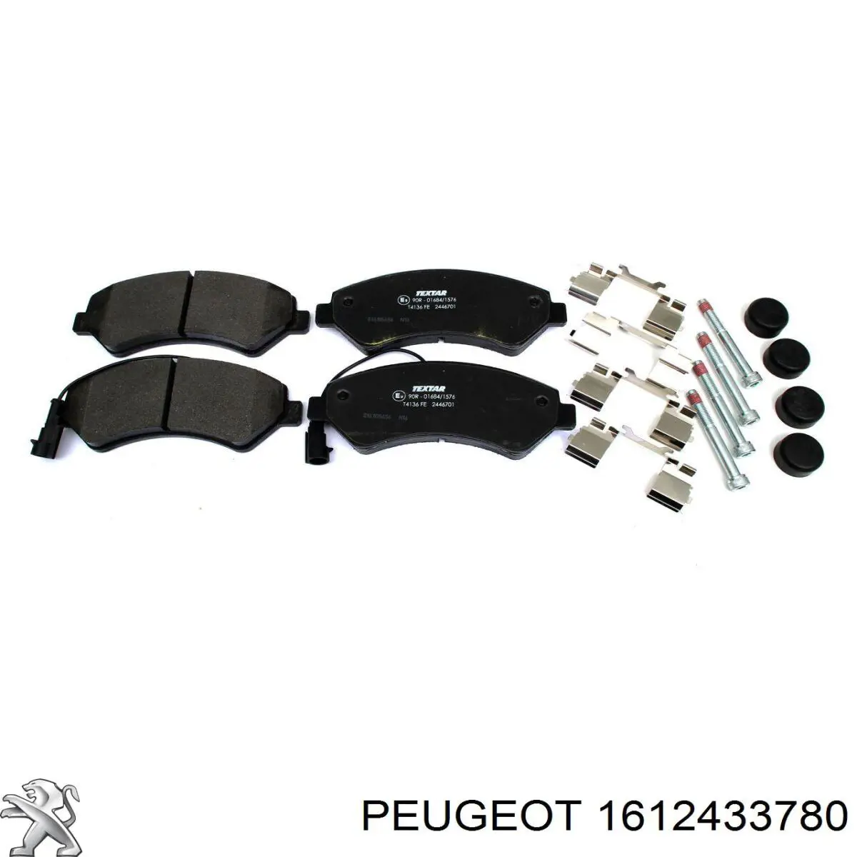 Купить 1612433780 Peugeot/Citroen Колодки тормозные