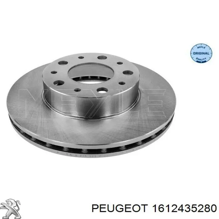 Тормоз дисковый передний Peugeot/Citroen 1612435280 цена, от 46.77 USD