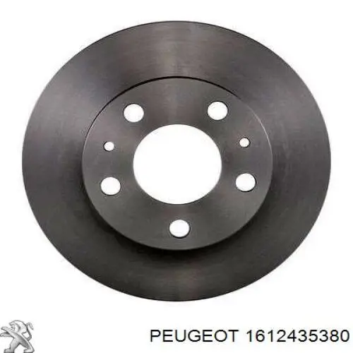 Передние тормозные диски 1612435380 Peugeot/Citroen