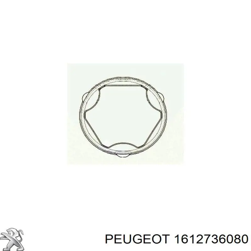 1612736080 Peugeot/Citroen Пыльник ШРУСа передней полуоси внутренний