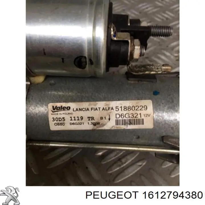 0001172400 SEG Стартер автомобиля