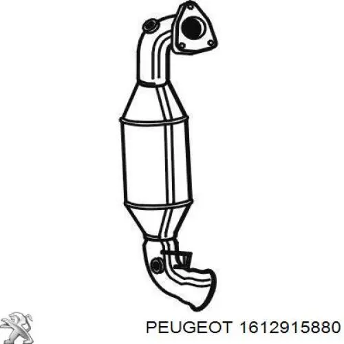 Катализатор 1612915880 Peugeot/Citroen